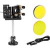 MIELEU CO2 laser lens Beam laser Set combinatore di raggio Combinatore di raggio laser da 25 mm + supporto for specchio + puntatore laser rosso for macchina da taglio for incisione laser CO2 for CO2 laser cu