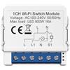 Loufy Tuya Smart WiFi Interruttore Di Illuminazione 1 Via Controllo Mini Interruttore Controllato da Yandex Alexa Home Facile Installazione