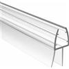 GALLIK Guarnizione Doccia Sottoporta - 100 CM Per porte compatibile con vetro da 5-8 mm- Profilo in gomma extra spesso