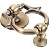 WATIIFUFU Batteria di Porta in Lega di Zinco Oro Stile Europeo Elegante | Installazione Semplice, Presa Comoda e Resistente alla Ruggine, Accessori Inclusi per Ingresso Frontale