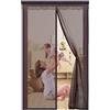 YSJYYHP Zanzariera Magnetica per Porte 65x245cm,Magnete Zanzariera con Calamite,si Chiude da Sola,Traspirante Facile da Installare,per Porte Finestre Balcone Soggiorno,Marrone
