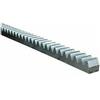 Dieffematic Cremagliera per Cancello Scorrevole - Acciaio Zincato 22x22 mm, 2 Metri, Modulo M4 a Saldare