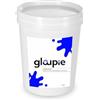 GLOUPIE SUPER WHITE Pittura Lavabile Acrilica Super Coprente Per Pareti Interne Ed Esterne, 1 Litro, Bianco, Made In Italy