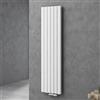 doporro Radiatore Verticale da Bagno 180x46cm, Radiatore a Pannello a Doppio Strato Termoarredo da Parete e Pavimento in Acciaio, Bianco