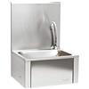 XPOtool Lavello professionale acciaio inox paraspruzzi Lavamani con comando a ginocchio