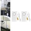 RANRAO 2Pcs 9V Acqua Rilevatore Acqua Acqua Acqua Guardia Acqua Sensore Acqua