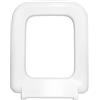 MASTERBRICO Sedile WC per Copriwater Ceramica Cielo Shui in Termoindurente Bianco - Ricambio Parte Inferiore Asse Originale Chiusura Classica - Made in Italy