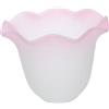 Uonlytech Paralume in Vetro Smerigliato Fiori Copertura Per Lampada Sospensione Ricambio Per Lampade Da Tavolo
