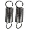GorkeM 2 Pezzi Estensione Molla 3 x 25 x 130 mm, Filo Diametro 3 mm, OD 25 mm, Libero Lunghezza 130 mm, Molla Acciaio Molla a trazione con Doppio Gancio