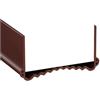 Yhenlovtt Guarnizione inferiore per porta in PVC regolabile per isolamento acustico e antispifferi, lunghezza 100 cm, adatta per porte da 5,5 a 8 cm W (marrone)