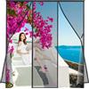 Luxvix Zanzariera Magnetica Rete Tenda per Doppia Porta, 170x230cm Esterna Antizanzare Chiusura Automatica Anti Insetti Traspirante Tende Magnetiche per Porte Finestre Balcone LF2C1 Nero