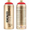 Montana Bomboletta spray fluorescente rosso neon opaco - 400 ml - vernice acrilica