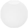 SOPOTUTU Paralume Vetro Sferico Opaco Bianco in Vetro per Lampada a Sospensione, Decorativo Illuminazione Diffusa, per Camera da Letto e Soggiorno