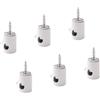 INCREWAY Gancio per illuminazione lampadario, 6 pezzi, gancio per illuminazione a sospensione, per lampadari, luci da soffitto, cavo (bianco)