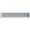 La Ventilazione GRIGLIA da INCASSO IN PLASTICA NERA mod. P30306N mm. 305x60, FORO 282x40 prof. mm. 13