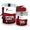 MANADATEC MANADETEC Resina epossidica 2k rivestimento pavimenti 5kg I Rosso Falun I Senza solventi, ecologico, inodore I Rivestimento per pavimenti di garage e cantine I Alta resistenza antiurto