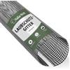 HaGa® Protezione per grondaia, lunghezza 2 m, griglia cattura foglie per grondaie da 125 mm - 150 mm, di colore nero