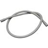 Lecreatekit Tubo di drenaggio, 10 mm con adattatore PE PT materiali 0,8/1 m lunghezza per Midea per Haier per Siemens asciugatrici macchina uscita acqua (0,8 m)