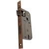 PATENT Serratura da Infilare Bordo Quadro Bronzato Patent Misura 50 mm Interasse 70 mm