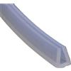 QRLKJHGFA Guarnizione in gomma per bordi a U, Striscia di tenuta in silicone con canale a U da 80 pollici for porte doccia e pannelli in vetro varie dimensioni(8x10mm)