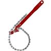 Cpolebev Chiave A Catena, Chiave A Cinghia da 12 Pollici, Chiave per Tubi A Catena In Acciaio al Carbonio per Carichi Pesanti per Semirimorchi, Scarico con Chiave Universale