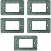 Electron 5 supporti a 3 moduli/posti per placche, scatola 503, Compatibile Con Vimar Plana, alta qualità e lunga durata, per placche in plastica, alluminio e vetro, originali e compatibili