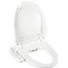 KLOOLIVE Bidet elettronico, sedile per WC, bidet con ugello, 1350 W, sedile per WC elettrico, 220 V, massaggio con temperatura regolabile, multifunzione intelligente, sedile WC con acqua calda