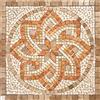 Generico Rosone Rosoni Mosaico in marmo, per interno ed esterni, Positano noce, cm.66x66