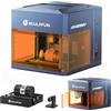 SCULPFUN iCube Ultra 12W Macchina per incisione laser con rullo rotante RA Mini, taglierina laser portatile e incisore laser con filtro antifumo, dispositivo per incisione fai da te per principianti
