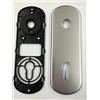 Ghidini PLACCA BOCCHETTA YALE INTERASSE 85 ALLUMINIO F1 ADATTA PER PORTA BLINDATA