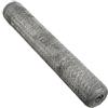 Italfrom 50mt-Rotolo Rete Metallica Zincata Tripla Torsione- Maglia:mm 25/3 -Diametro Filo:mm 0,8 (H100 cm)