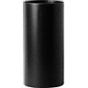 MBM Canna fumaria Tronchetto femmina/femmina DN 120 smaltato 600 gradi stufa legna tubo nero CE Made in Italy