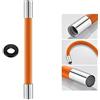 Phefop Prolunga per Rubinetto con Rotazione Completa Flessibile a 360°, Design Ondulato Flessibile e Regolabile, Interfaccia Universale G 1/2 con 20/30/50 Cm, Materiale Siliconico per