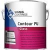 Sigma Contour PU Gloss kratzfester di poliuretano alchidica Resina della base Premium parati vernice lucida bianco 1 L