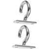 PRETYZOOM Ganci Da Soffitto in Acciaio Per Appendere Vestiti e Piante 2 Pezzi Ganci Resistenti Per Bagno Cucina e Spazi Esterni Design Funzionale e Robusto Per Carichi Pesanti