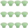 Creatwls 12 pcs Verde Rotonda Maniglia, Pomello Di Ceramica Per Porte Cassetti Ante Armadio Mobili, Armadio Da Cucina Cassetto Mobili Gabinetto Manopole, Marca Creatwls