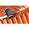 erfe Sottocolmo ventilato per tetti i tutto in Alluminio microforato | Unità di vendita rotolo da mtl 5 | Larghezza mm 300 | Colore Rosso Mattone RAL 8004