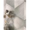 Newroom carta da parati TNT grigio talpa 3D rombi soggiorno