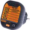 Luxtech Peakmeter Spina UE PM6860DR Automatic Electric Socket Tester Neutro Live Test di Messa a Terra del filo RCD Peakmeter Spina 220V-250V