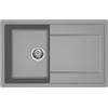 Generico Elleci Lavello Incasso Life 300 1 vasca con gocciolatoio 79×50 Grigio Cemento Granitek LG230048