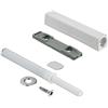 GedoTec stampa snap Ammortizzatore per porta TIP-ON 956A1004 Versione lunga con magnete bianco Blum fermo del portello con Percorso di output 38 mm Push to Open SET