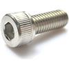 HH FASTENERS M4 vite a brugola, in acciaio INOX, filettatura integrale, destra, filettatura metrica, diametro 4 mm, filettatura 0.7 mm, argento