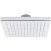 VR VETRINEINRETE Vetrineinrete® Soffione doccia con led rgb 20X20 cm per cromoterapia doccia emozionale doccetta multicolore argento