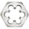 tooloflife 3/8 -18NPT Round Die, Fustella per tubo esagonale, Fustella per filettatura per tubi macchina, Fustella per filettatura a vite in acciaio al carbonio, Kit di filettatura manuale per tubi