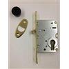 effedielle Serratura da incasso AGB SCIVOLA TRE foro yale, finitura ottone lucido con gancio rientrante completa di incontro.Realizzata interamente in acciaio.Frontale da 16 mm.con bordo tondo.Entrata da 50 mm.