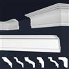 Marbet Design Marbet, listelli da soffitto in polistirene XPS, modanature in stucco di alta qualità, leggeri e robusti, dal design moderno (confezione risparmio da 20 metri, E-32, 28x51 mm), listello angolare