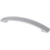 GedoTec Belinda, maniglie per cassetti, cromate opache, maniglie per mobili, 160 mm, manico in alluminio arrotondato, 10 pezzi