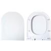 HYDRO HOME Copriwater compatibile con Like GSG fissaggio dall'alto Soft Close e Sgancio Rapido termoindurente bianco by HYDRO HOME