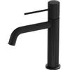 Lavita Rubinetto per lavabo - Orion Nero Opaco Miscelatore per lavabo per bagno, miscelatore monocomando
