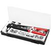 LED LEDS KIT 110 PEZZI RIVETTATRICE PER INSERTI RIVETTI FILETTATI FILETTI M3 M4 M5 M6 M8